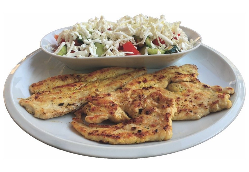 Pouletbrust mit Shopska Pouletbrust mit Shopska
